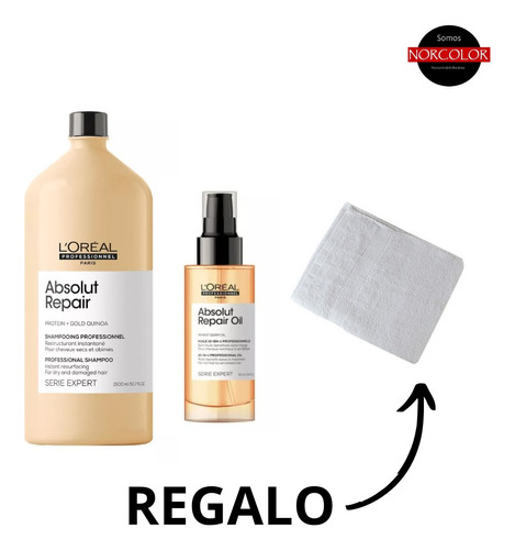 Absolut Repair Shampoo 1.5ml + Oil 10 En 1  90ml