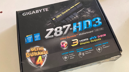 Placa-mãe Gigabyte Ga-z87-hd3 Defeituosa! Não Liga!