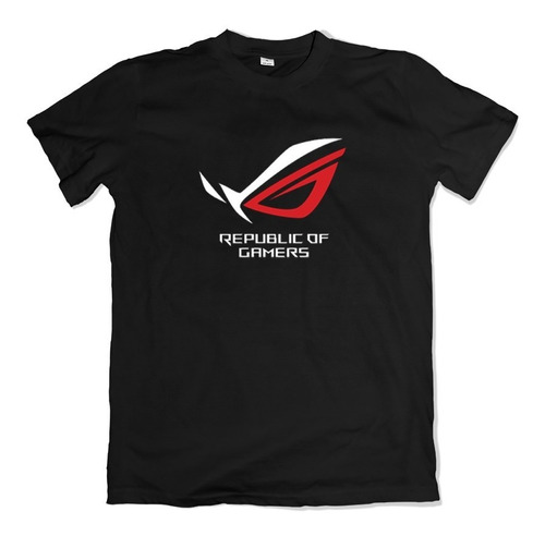 Remera Republic Of Gamers Asus Varios Colores Algodon Unisex