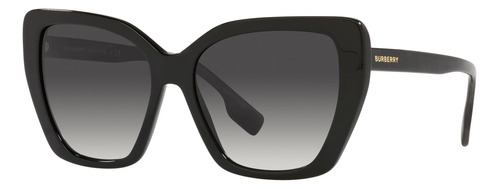 Burberry Be G Gafas De Sol De Mariposa De Plástico Negro Len