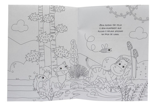 Amiguinhos para Colorir: Zebra, de © Todolivro Ltda.. Editorial Brasileitura, capa mole em português, 2022