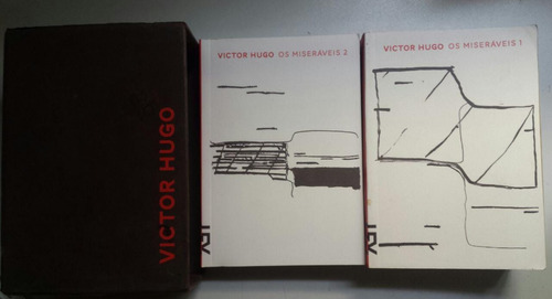 Os Miseráveis Victor Hugo - Box 2 Volumes Cosac & Naify Raro