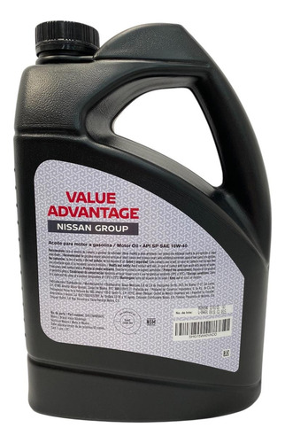 Aceite Nissan 15w40 4 Garrafas Multigrado Value Adavntage