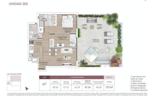 Espectacular Apartamento Con Hermosa Terraza En Exclusivo Edificio