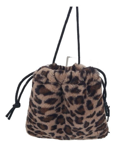 Bandolera Casual Con Cordón Con Estampado De Leopardo Para M