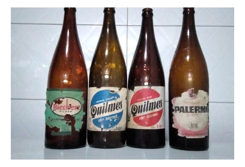 Botellas Cervezas Antiguas Quilmes Palermo Bieckert (Usado)