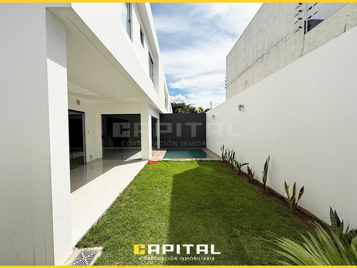Moderna Y Linda Casa En Alquiler En El Urubó Condominio Turmalina 5