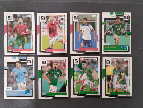 8 Tarjetas Futbol  Panini 2023 (cr7, Haaland, Bellingham,etc