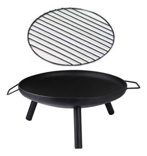 Chimenea De Fogata Pequeña Charcoal Firepit, Calefacción Por