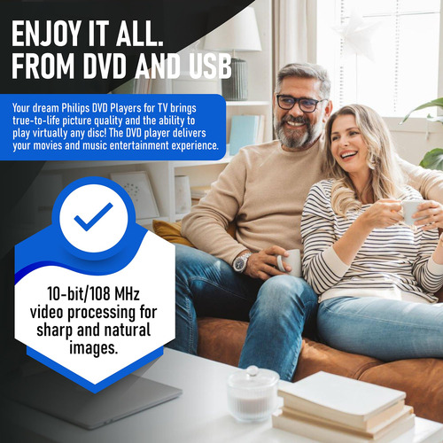 Leitor De Dvd Philips 1080p, Porta Hdmi, Todas As Regiões, C