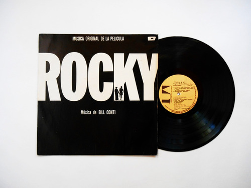  Rocky Bill Conti Original Banda Sonora Vinilo Colombia 1976