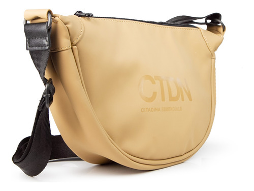 Bolso Morral De Mujer Citadina Regulable Ctdn By Citadina Berenice Vison Lisa Níquel Negro