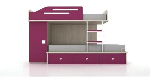 Cama Desplazada Tren S45c Infantil Juvenil La Valenziana