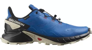 Tenis Trail Salomon Supercross 4 Gtx Azul Hombre L41732000