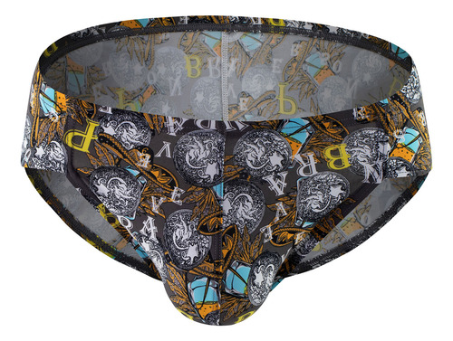 Bragas Transpirables De Cintura Baja Con Estampado Casual De