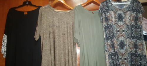 Lote De Blusas De Mujer Amplias Xl