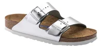 Comprar Sandalia Birkenstock Arizona Metallic Silver Mujer Casual