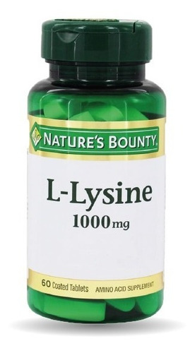 Suplemento En Cápsulas Nature's Bounty L-lysine Proteínas En Pote De 0ml