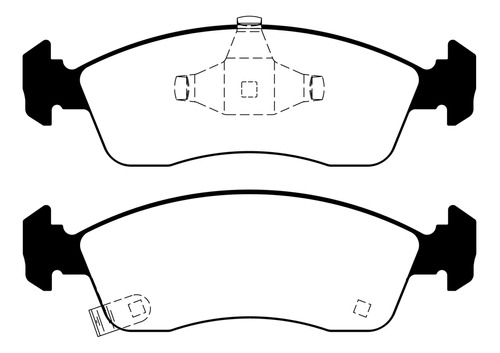 Pastillas De Freno Para Chevrolet Prisma 1.4 Ltz 13/17 Litto