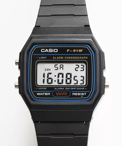 Reloj Casio F91 W Retro Ochentero