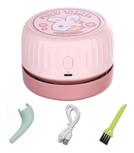 Cute Bunny Desk Vacuum Cleaner 360o Rotatable Desktop