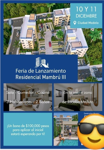 Vendo Apartamentos En Ciudad Modelo En La Avenida Jacobo Majluta, Santo Domingo Norte, República Dominicana