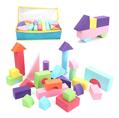 Bloques De Construcción De Espuma Eva Para Niños, Bloques