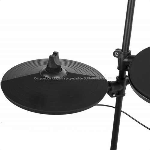 Imagen 7 de 10 de Bateria Electronica 5 Cuerpos Platos Doble Zona Mesh 8 Pads