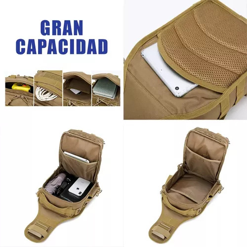 Mochila Pechera Táctica Militar Mariconera Multiuso