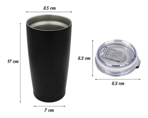 Imagen 6 de 9 de Termo Personalizado Logo Nombre Láser Acero Inoxidable 20oz