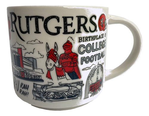 Taza Serie Rutgers College Football Campus Collection 2022