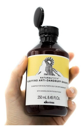 Davines Shampoo Purifying Anticaspa Cabello Graso Seco 250ml