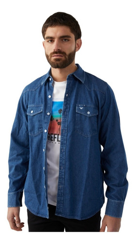 Camisa Jeans Taverniti Calce Clasico  Lisch  Art. 2086
