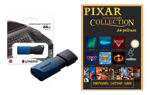 Usb 64 Gb - Películas Marvel Colección 