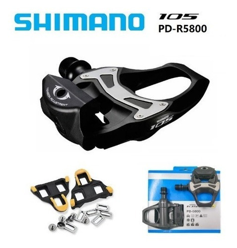 Imagem 4 de 5 de Pedal Clip Shimano 105 Pd R5800 Speed Com Taco Original