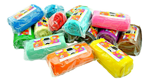 Masa Para Modelar Por 1 Kilo Colores Plastilina Infantil