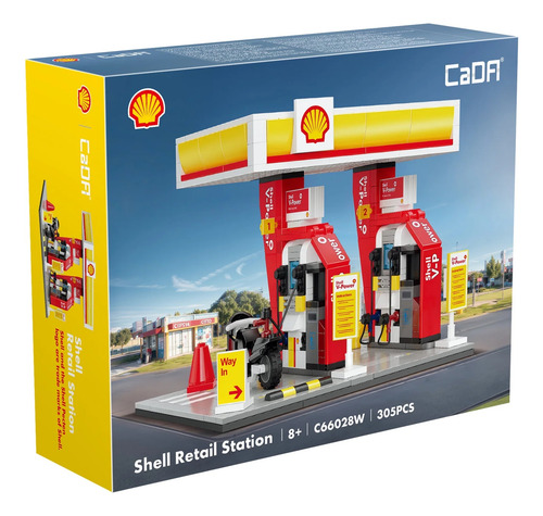 Play Set Estación Shell Carga De Combustible Cada C66028 Shell