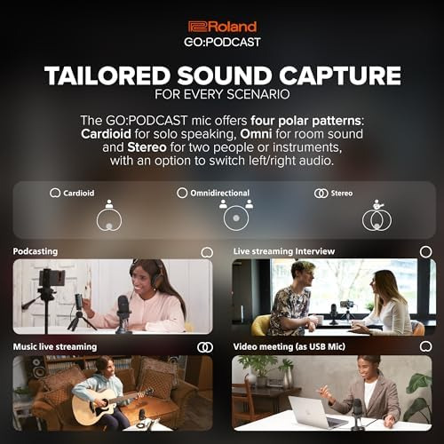 Roland Go: Podcast Video Podcasting Studio Para Teléfonos In