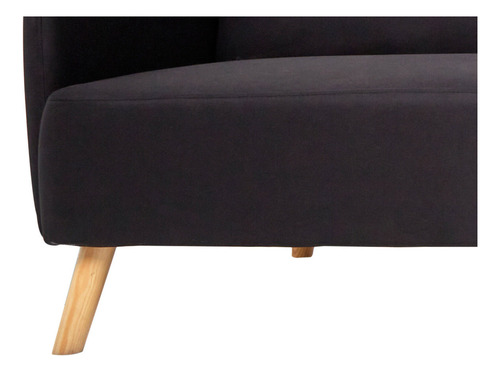 Sofa Cama Ariel 2 Negro Këssa Muebles