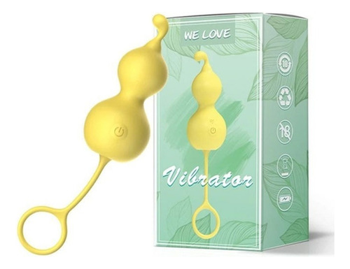 Bolas Kegel Lilo Con Vibración Térmicas - Recargables Color Amarillo