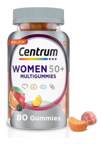 Centrum Silver Multigummies Mujer 50+. 80 Gomitas.