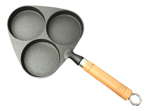 Imagen 1 de 9 de 3 Holes Egg Frying Pan Mold Pancake Omelet Cooking Pot Fryer