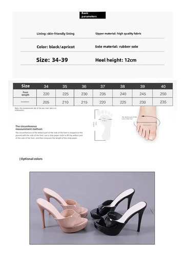 Zapatillas De Tacón Alto Con Plataforma Para Mujer, Zapatos