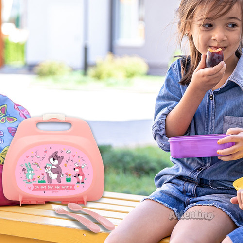 Imagen 2 de 5 de Valija Lunchera Escolar Infantil Nene Nena Niños Artentino