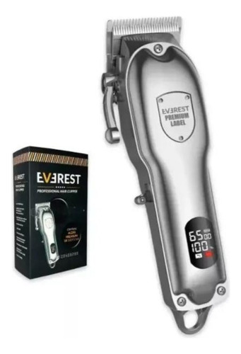 Maquina Everest Hair Clipper Plateada 