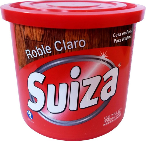 Crema Suiza En Pasta Roble Claro Pote 450cm3