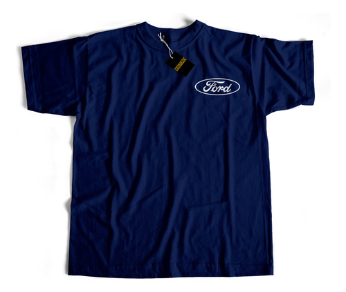 Remera Logo Ford - 100 % Algodon  - Todos Los Talles