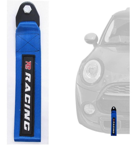 Cinta Reboque Tow Strap Engate Azul 25cm X 5cm