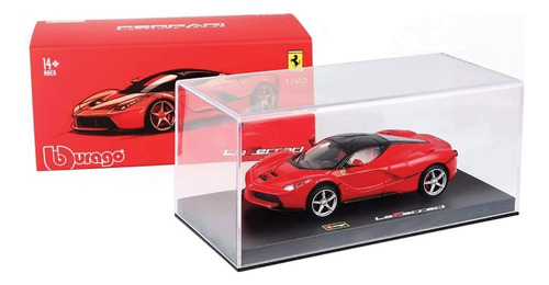 1:43 Ferrari Laferrari Rojo Negro Serie Signature - Bburago