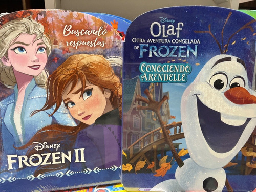 Cuentos Infantiles Acartonados Disney Frozen - 2 Tomos